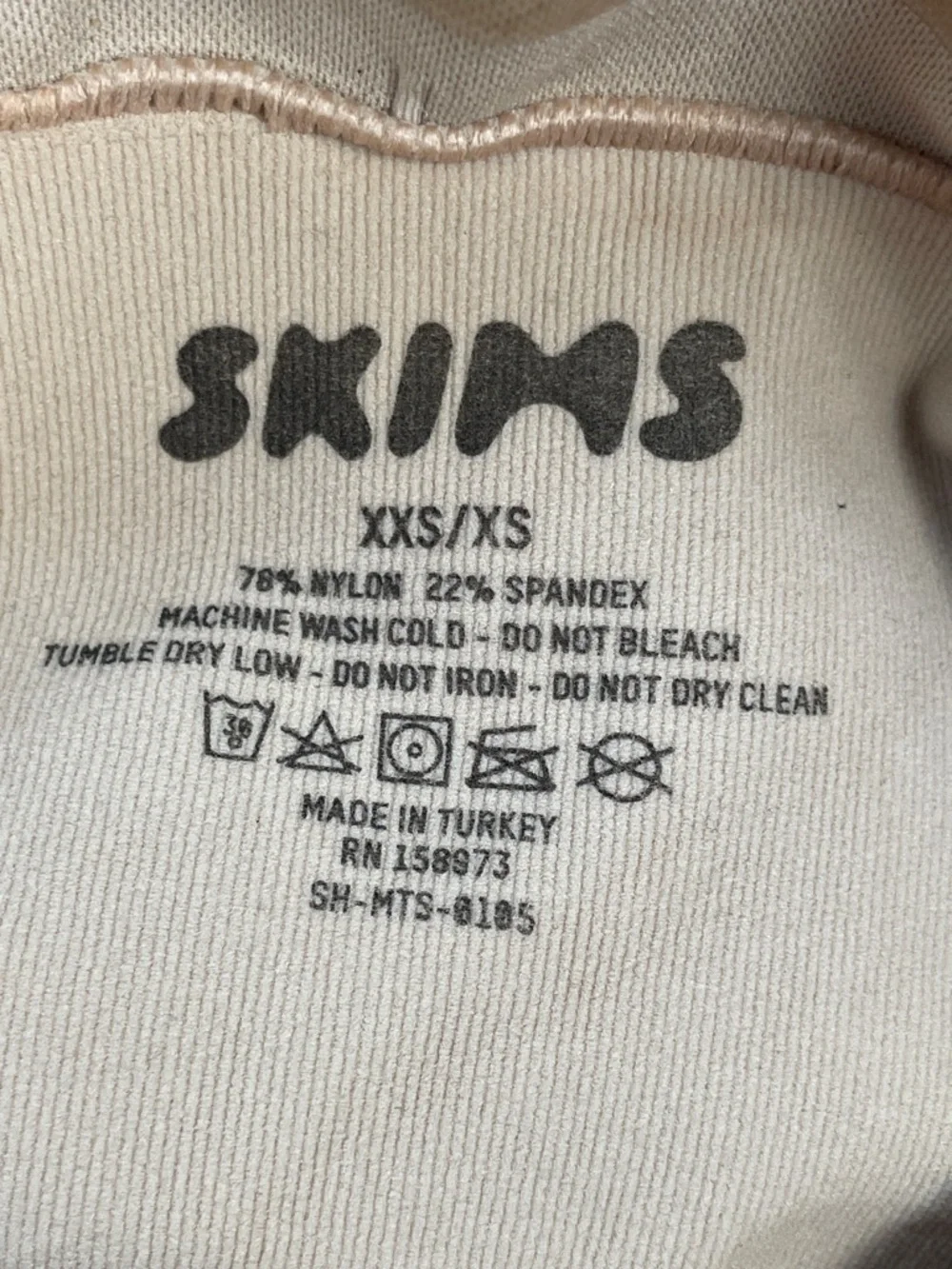 New Skims Maternity Sculpting Shorts Mid Thigh Shapewear Beige Nude Sz XXS XS